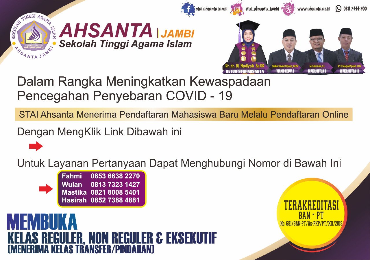 Penerimaan Mahasiswa Baru - Institut Agama Islam Muhammad Azim Jambi